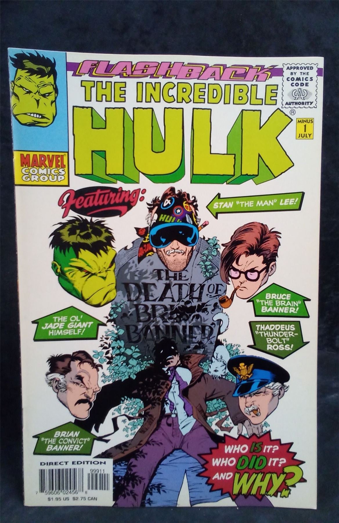 The Incredible Hulk #-1 1997 Marvel Comics Comic Book