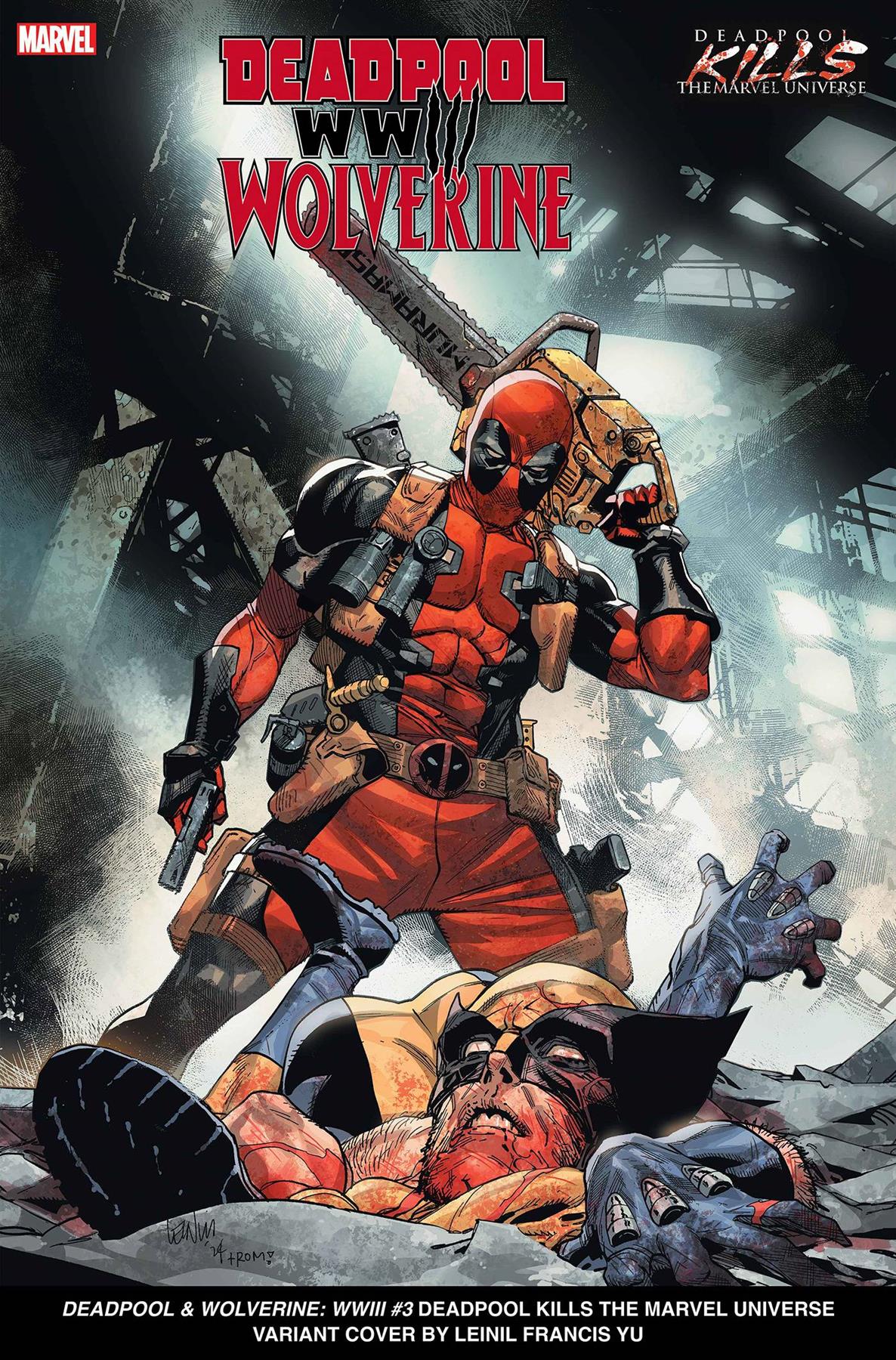 Deadpool And Wolverine Wwiii #3 Deadpool Kills Marvel Var Deadpool Kills Marvel Var Marvel Prh Comic Book 2024