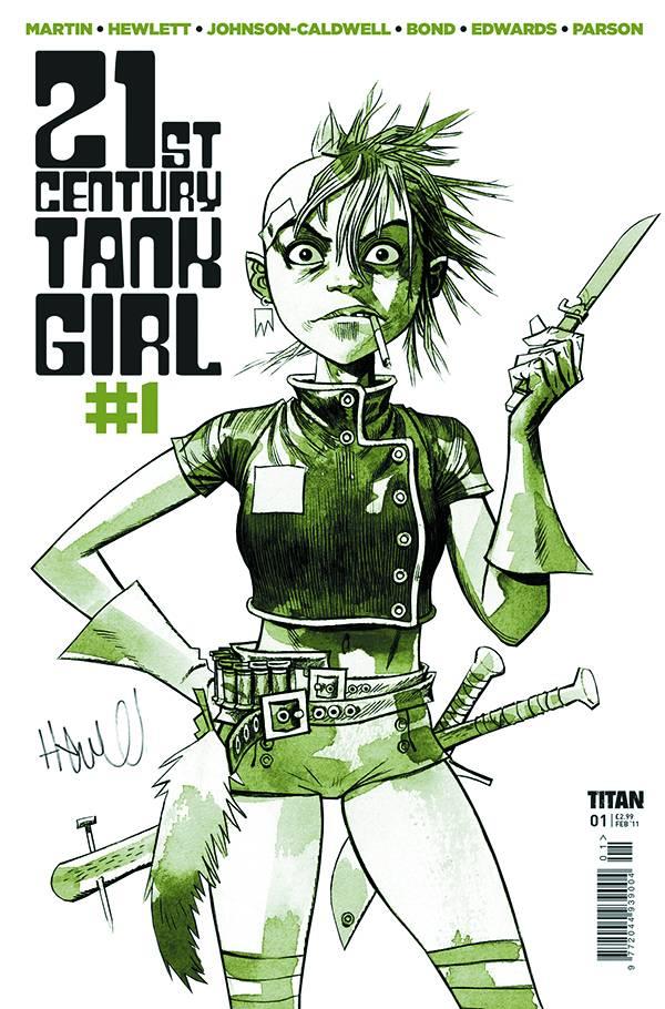 21st Century Tank Girl #1 (Reg Hewlett) Titan Comics Comic Book