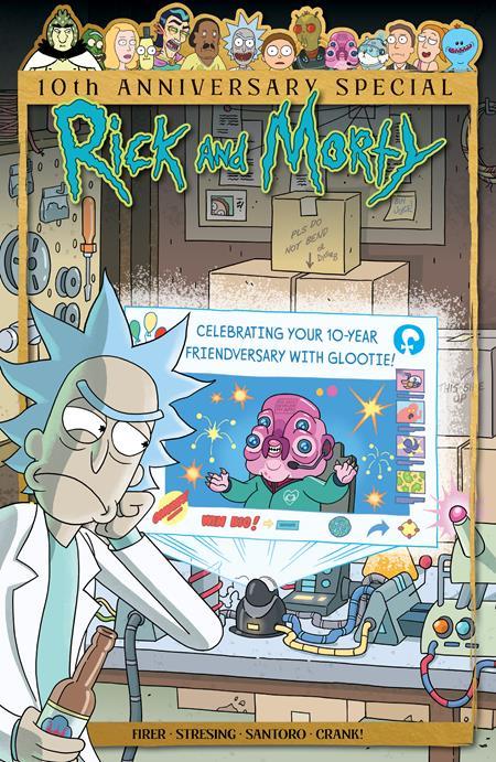 Rick And Morty 10th Anniversary Special #1 (one Shot) Cvr B James Lloyd Var Oni Press Comic Book