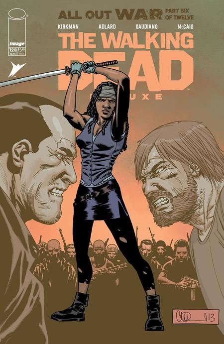 Walking Dead Deluxe #120 Cvr B Charlie Adlard & Dave Mccaig Var (mr) Image Comics Comic Book