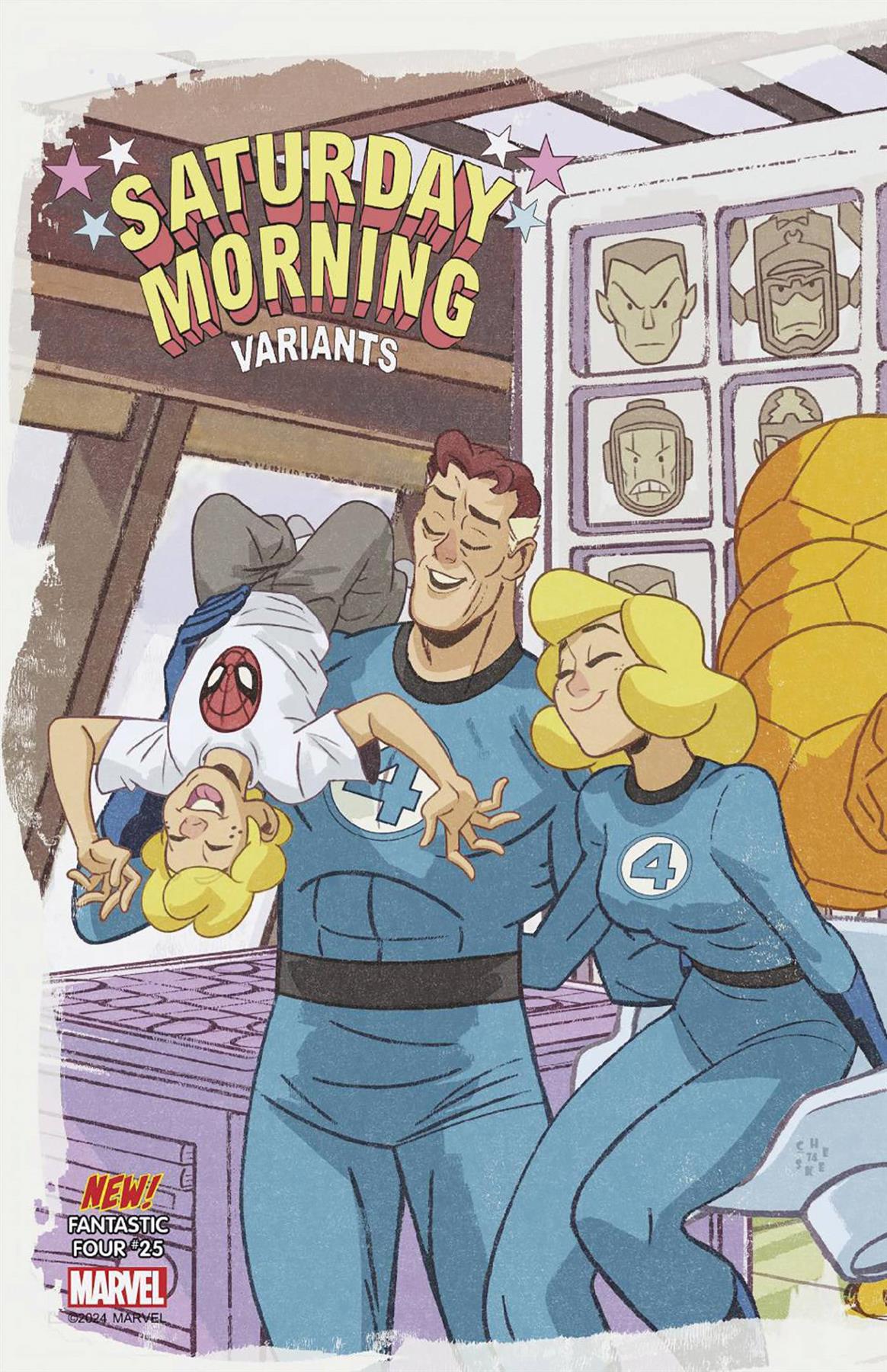 Fantastic Four #25 Galloway Saturday Morning Connect Var Galloway Saturday Morning Connect Var Marvel Prh Comic Book 2024