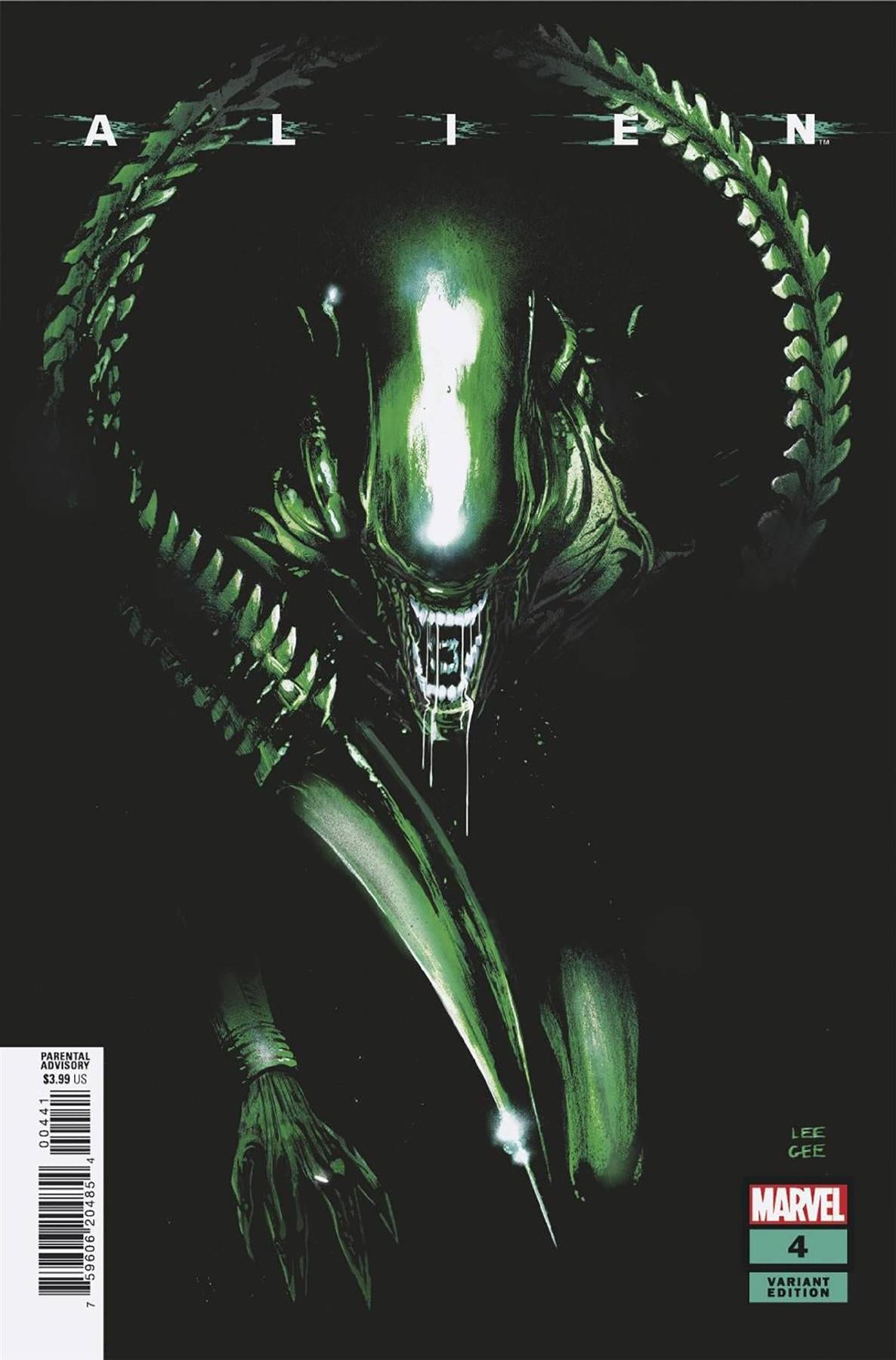 Alien #4 Garbett Var (Garbett Var) Marvel Prh Comic Book 2022
