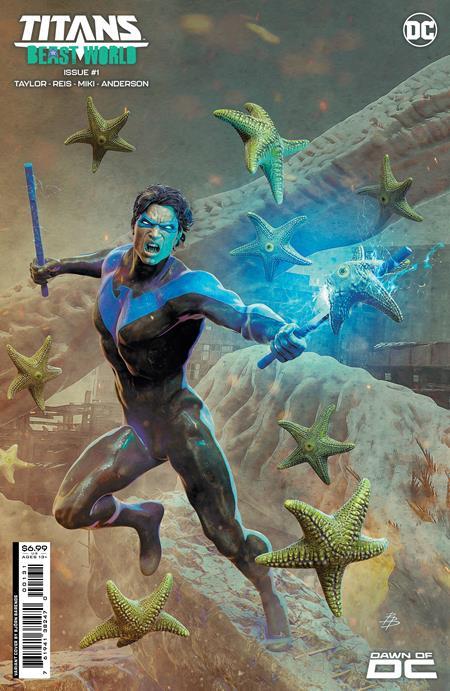 Titans Beast World #1 (of 6) Cvr B Bjorn Barends Card Stock Var DC Comics Comic Book