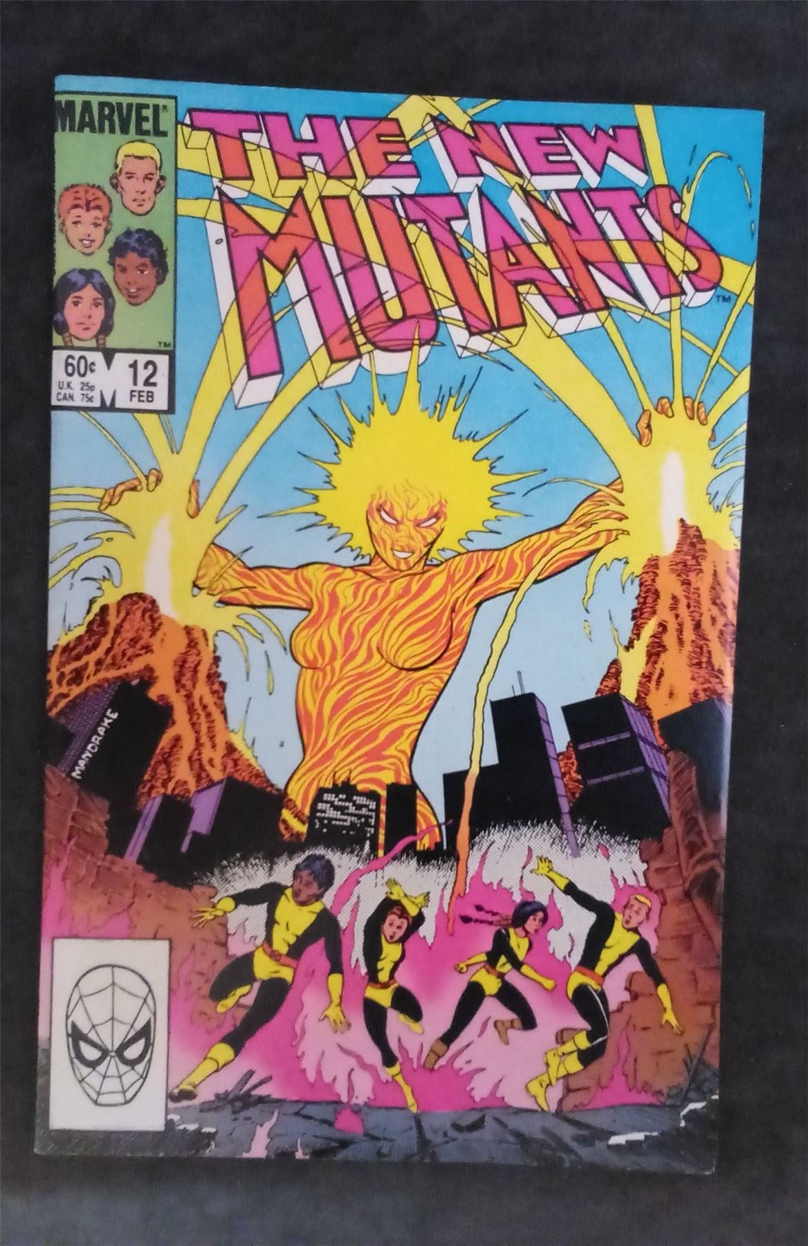 The New Mutants #12 1984 marvel Comic Book