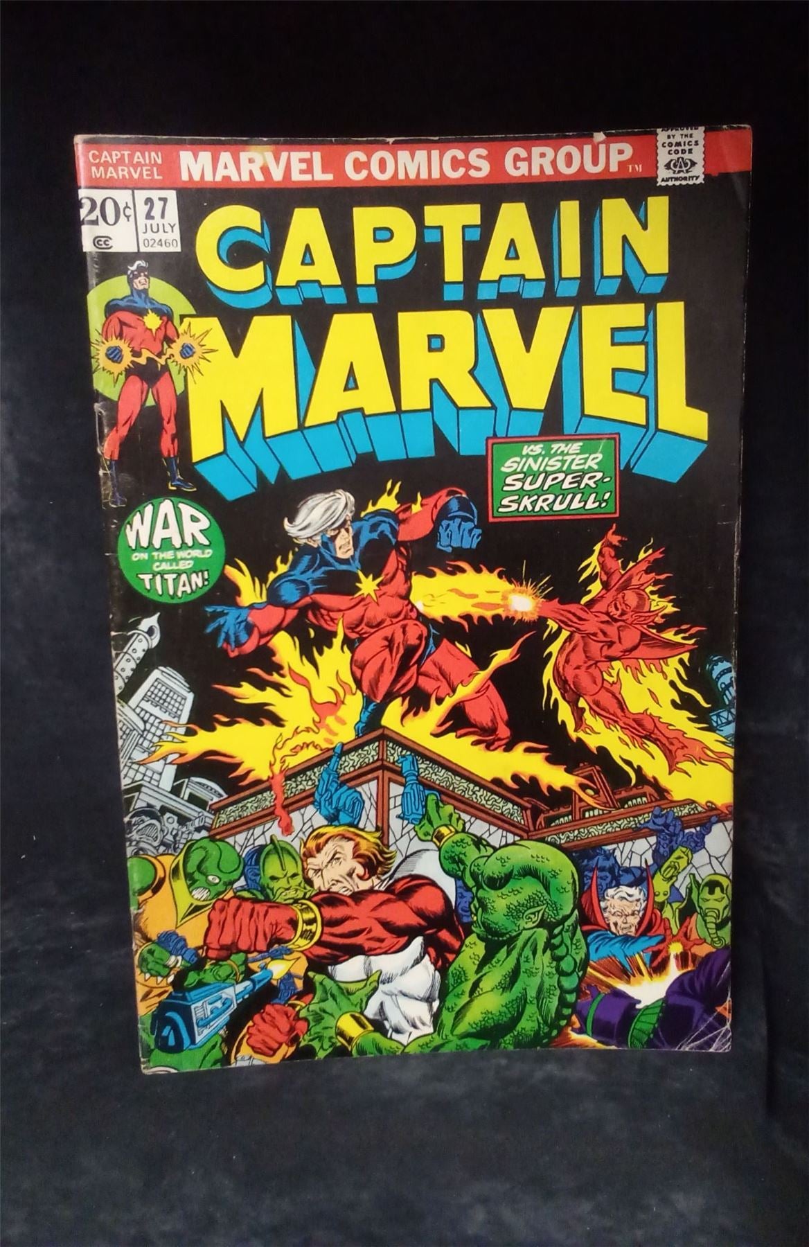 Captain Marvel Comics #27 1973 Marvel Comics Comic Book