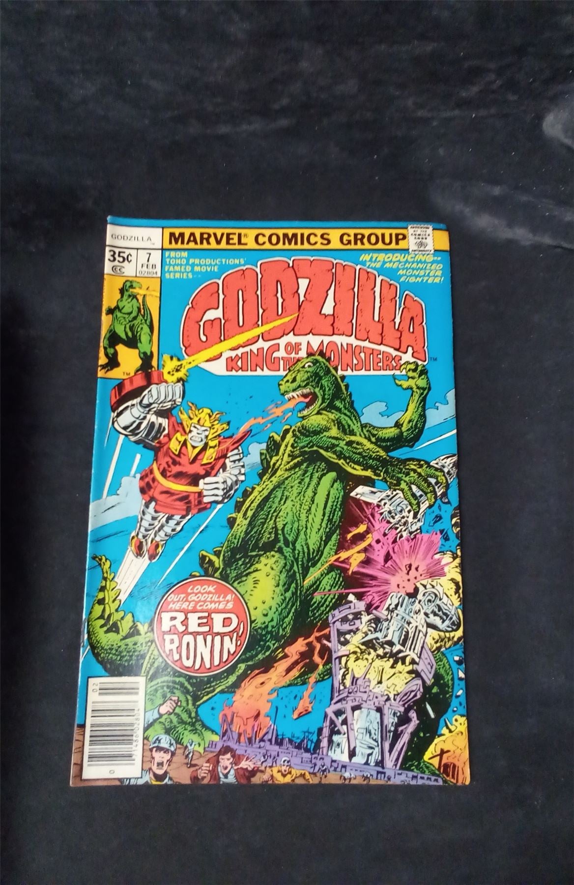 Godzilla #7 1978 marvel Comic Book