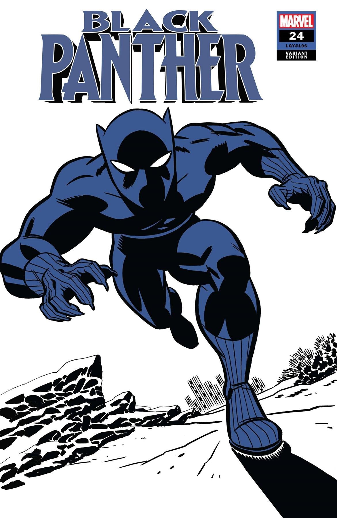 Black Panther #24 Michael Cho Black Panther Two-tone Var (Michael Cho Black Panther Two-tone Var) Marvel Comics Comic Book 2021