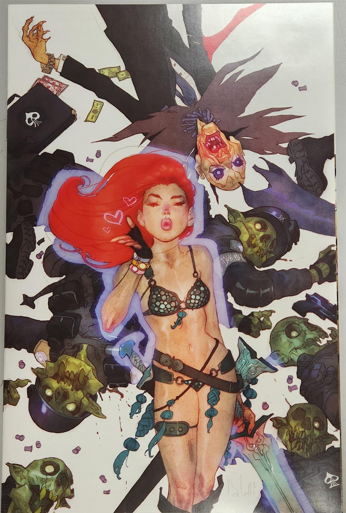 RED SONJA #10 CVR G 20 COPY CALDWELL VIRGIN INCV Dynamite Comics Comic Book