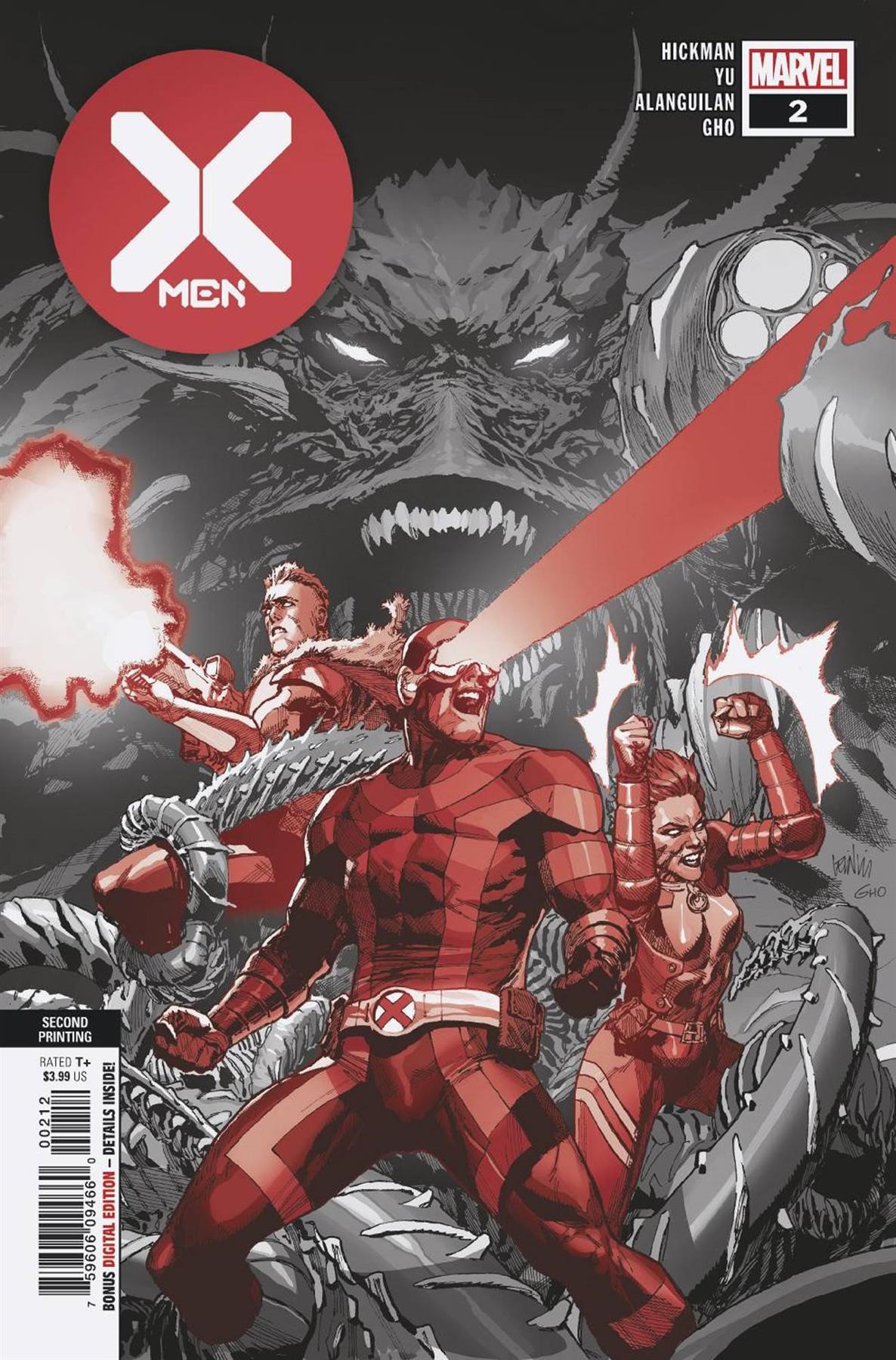 X-Men #2 (2nd Ptg Yu Var Dx) Marvel Comics Comic Book