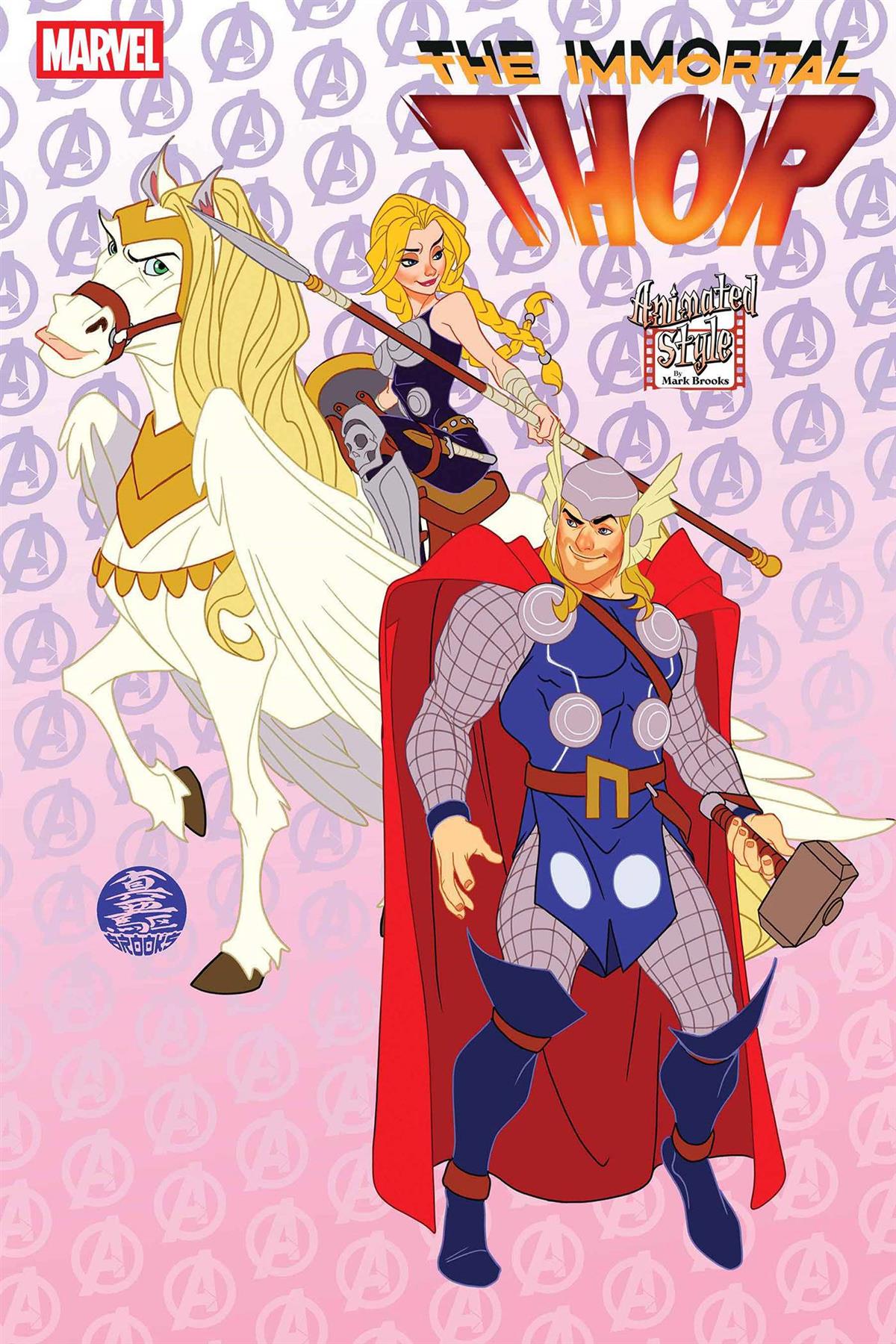 Immortal Thor #20 Mark Brooks Animated-style Var Mark Brooks Animated-style Var Marvel Prh Comic Book 2025