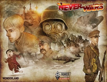 Neverwars Georgie Wonderland #1 (one Shot) Cvr B 5 Copy Erwin Arroza Unlock Wraparound Var Massive Publishing Comic Book