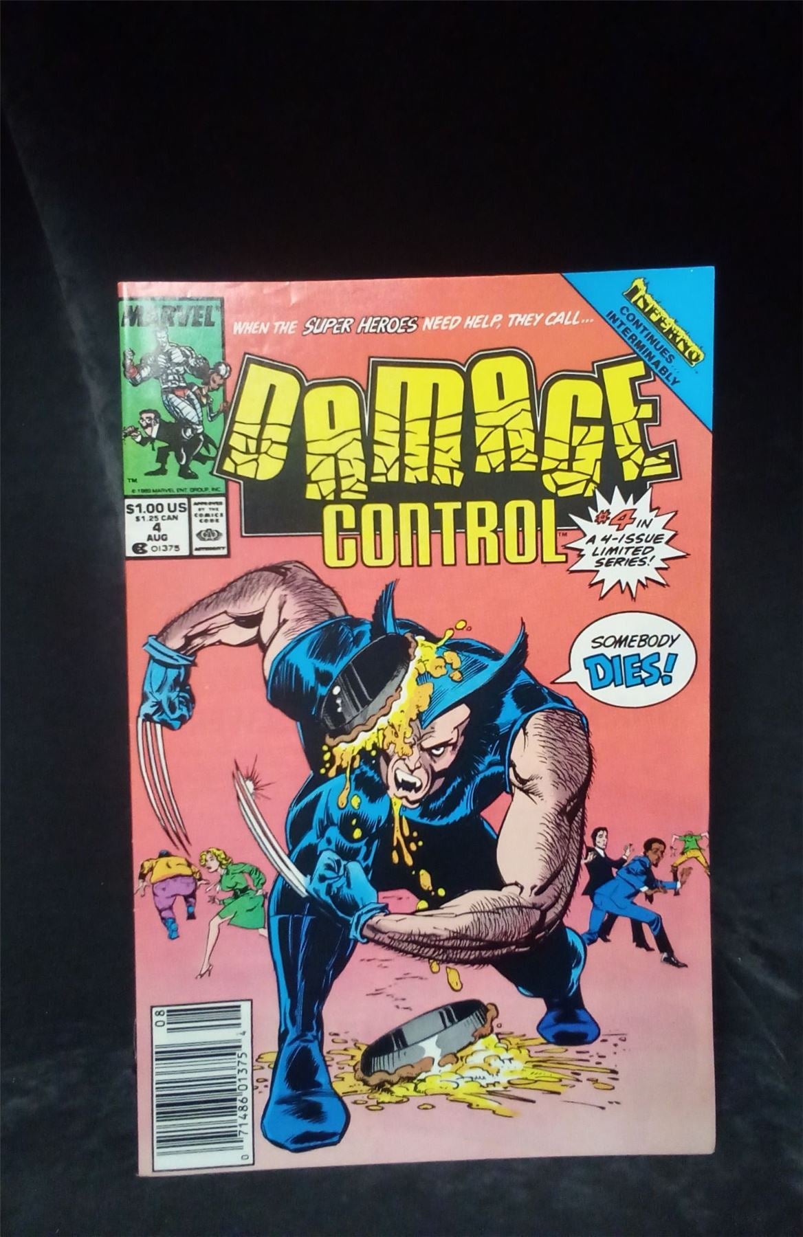 Damage Control #4 1989 Series 1 Marvel Comics Comic Book