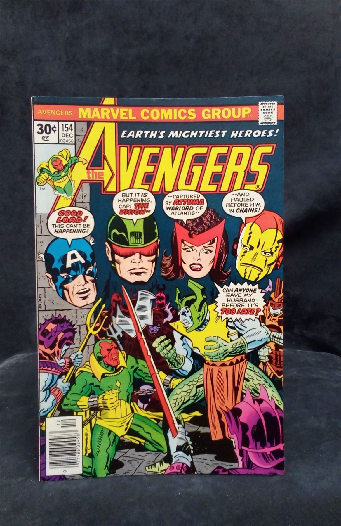 The Avengers #154 1976 Marvel Comics Comic Book