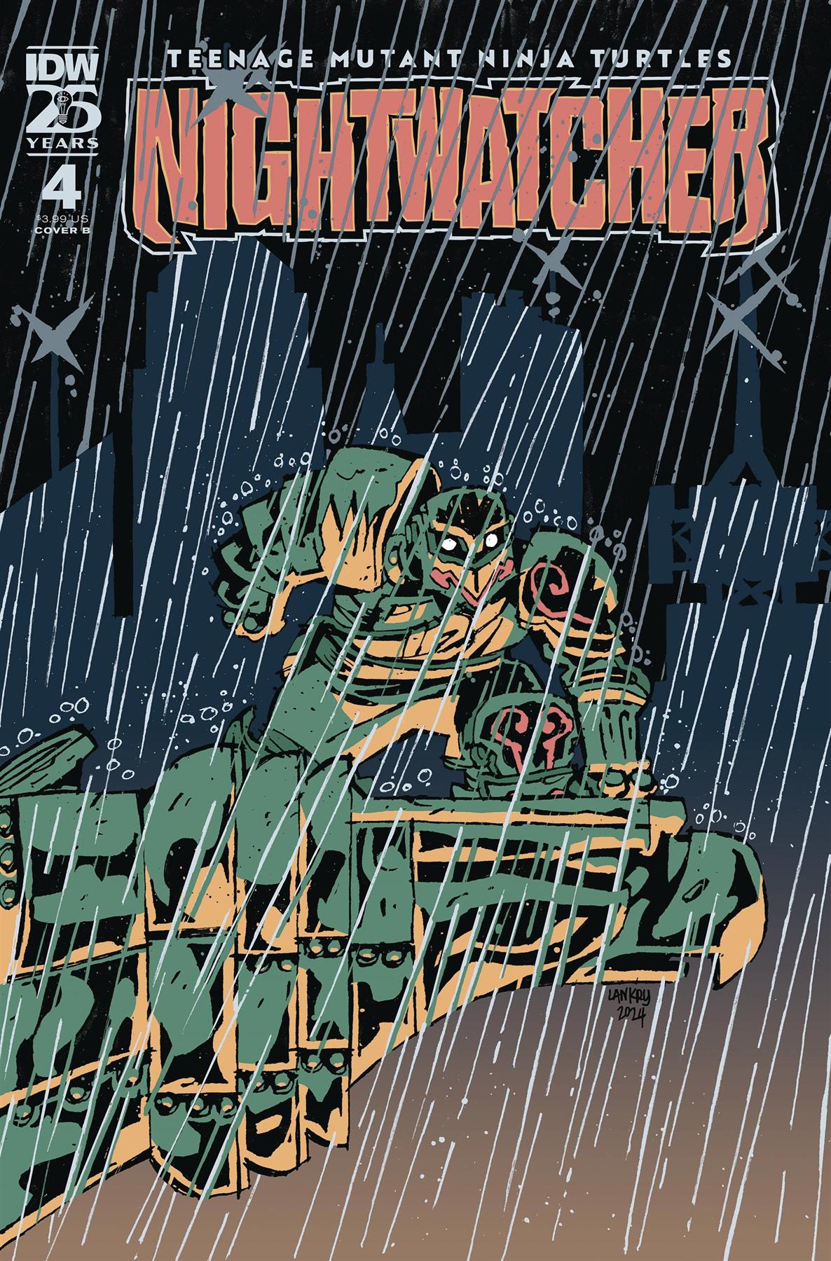 Teenage Mutant Ninja Turtles Nightwatcher #4 Cvr B Lankry Cvr B Lankry Idw-prh Comic Book 2024