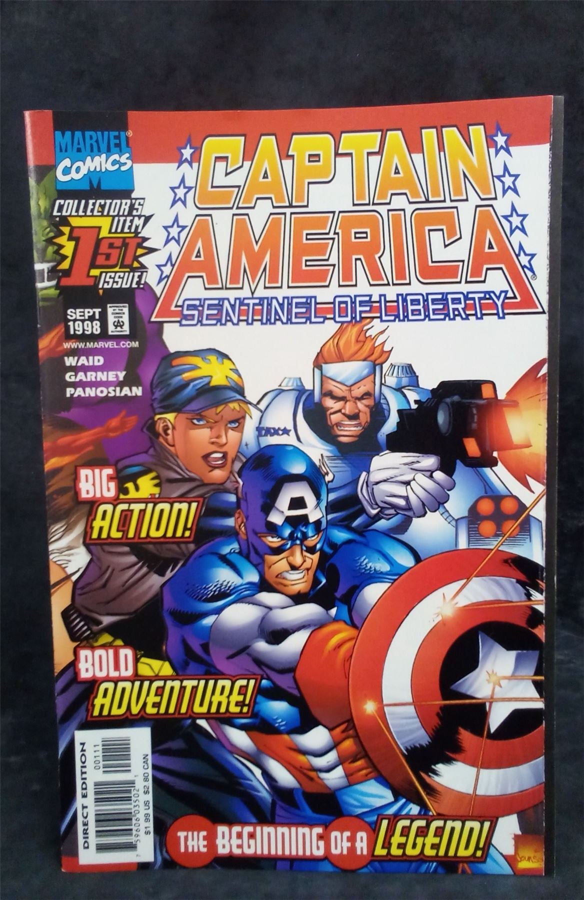 Captain America: Sentinel of Liberty #1 1998 Marvel Comics Comic Book