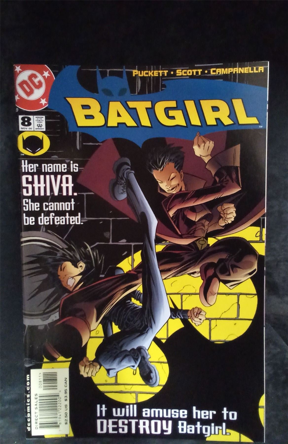 Batgirl #8 Direct Edition 2000 DC Comics Comic Book