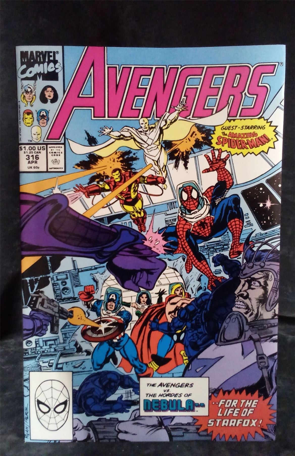The Avengers #316 1990 Marvel Comics Comic Book