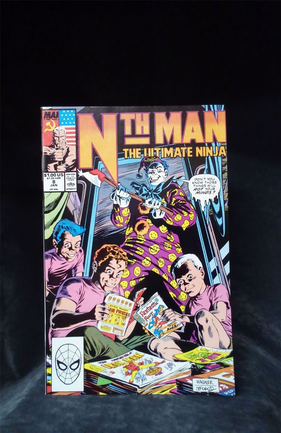 Nth Man the Ultimate Ninja #8 1990 Marvel Comics Comic Book