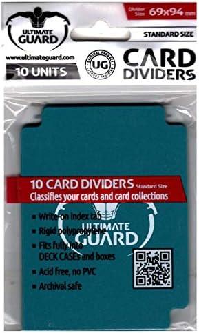 Ultimate Guard Card Divider (10 Pack), Petrol