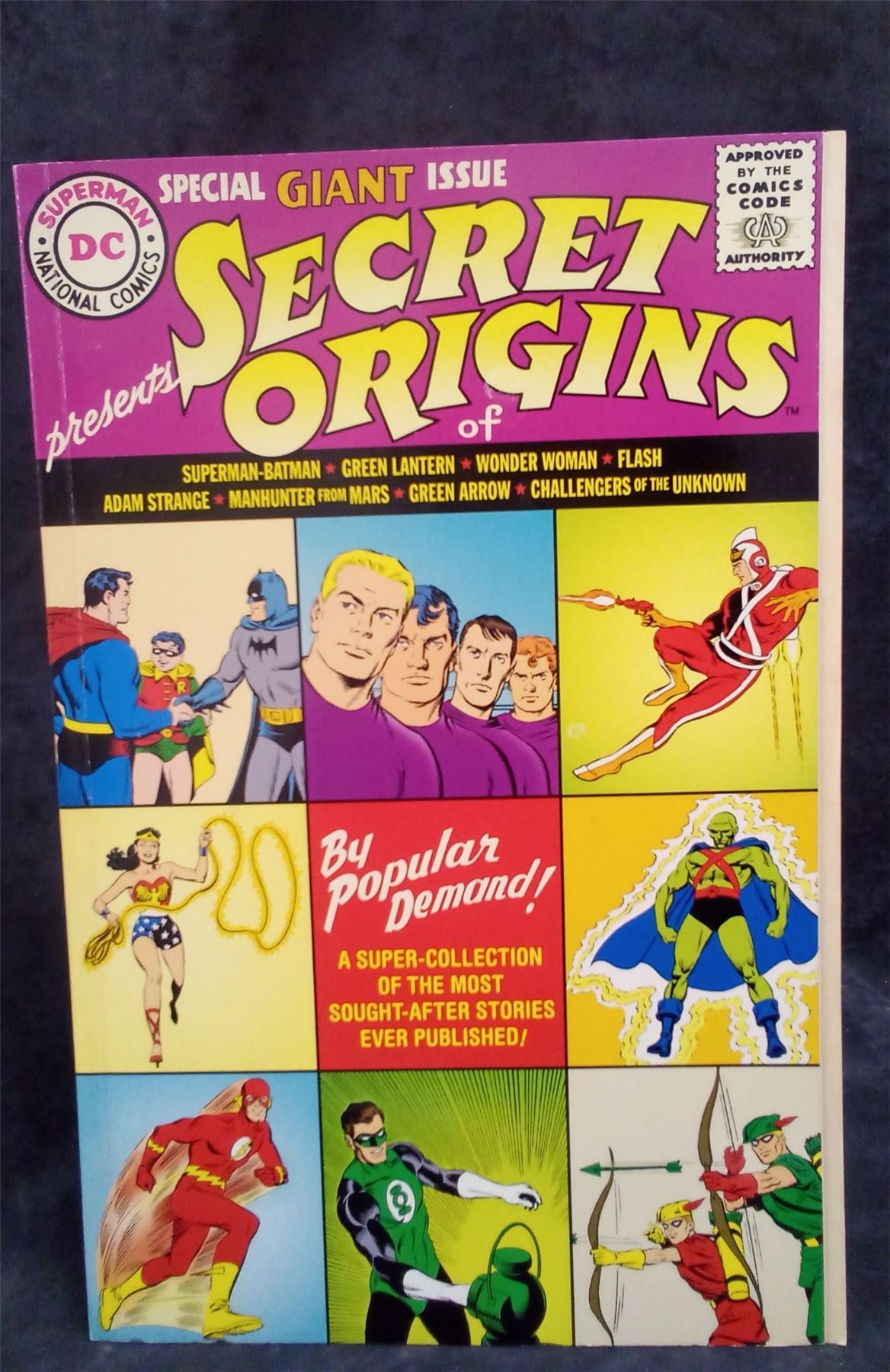 Secret Origins Reprint Cover 1998 DC Comics Comic Book