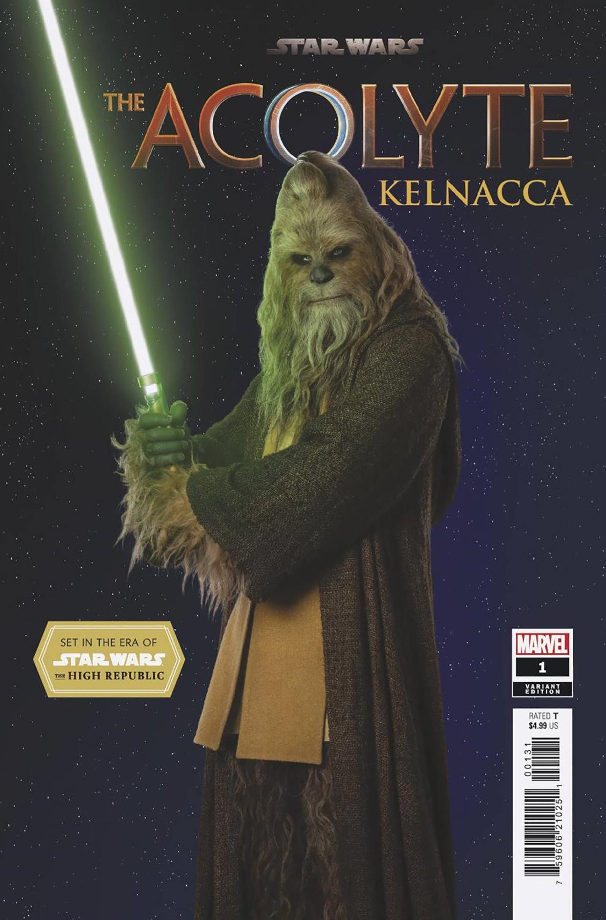 Star Wars The Acolyte Kelnacca #1 Tv Var Marvel Prh Comic Book Marvel Prh Comic Book 2024