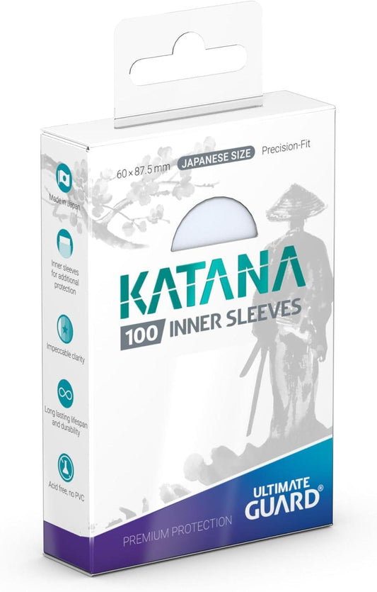 Ultimate guard Katana Inner Sleeves - Japanese Size 100ct