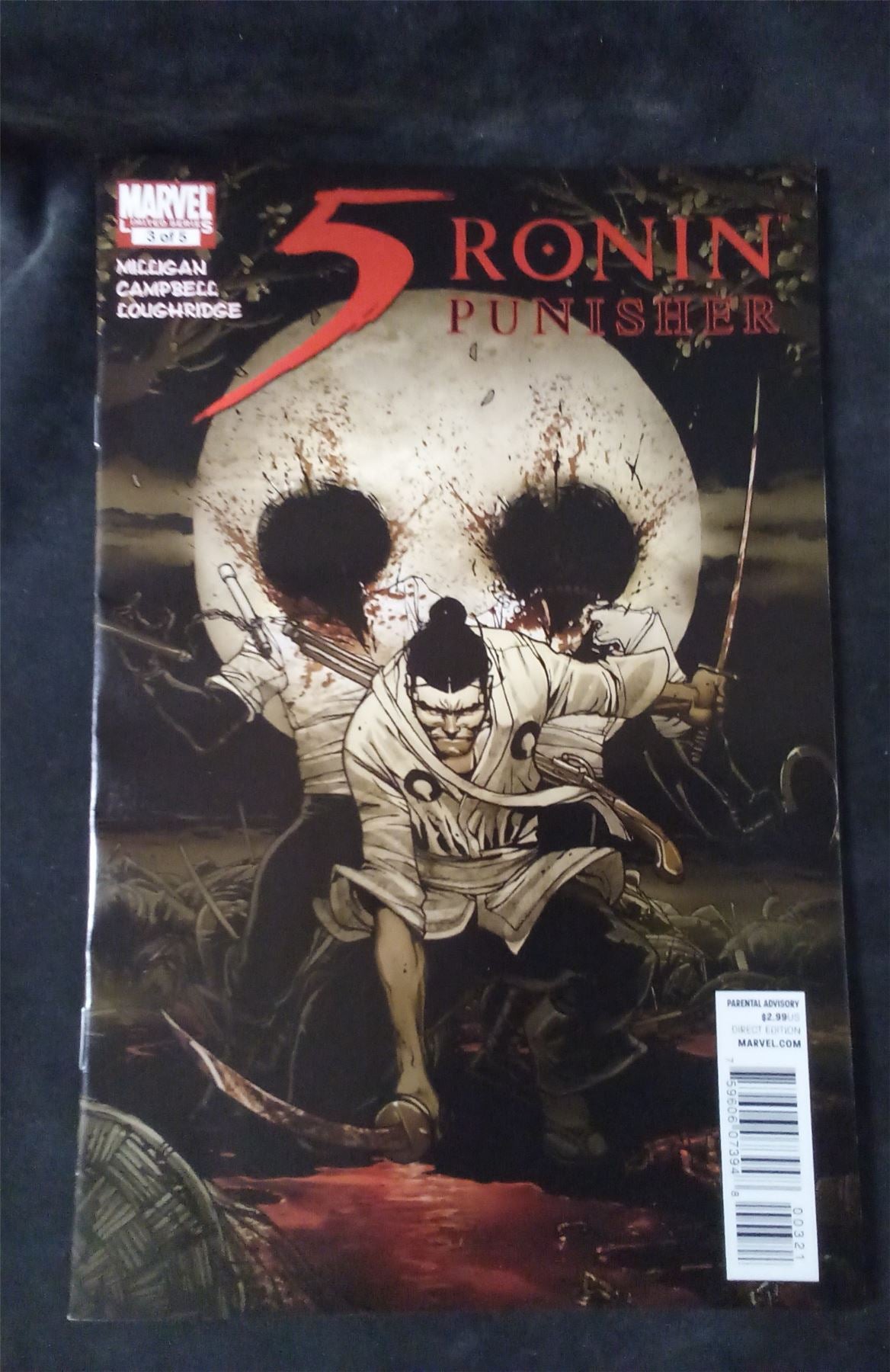 5 Ronin #3 Variant Cover 2011 marvel Comic Book