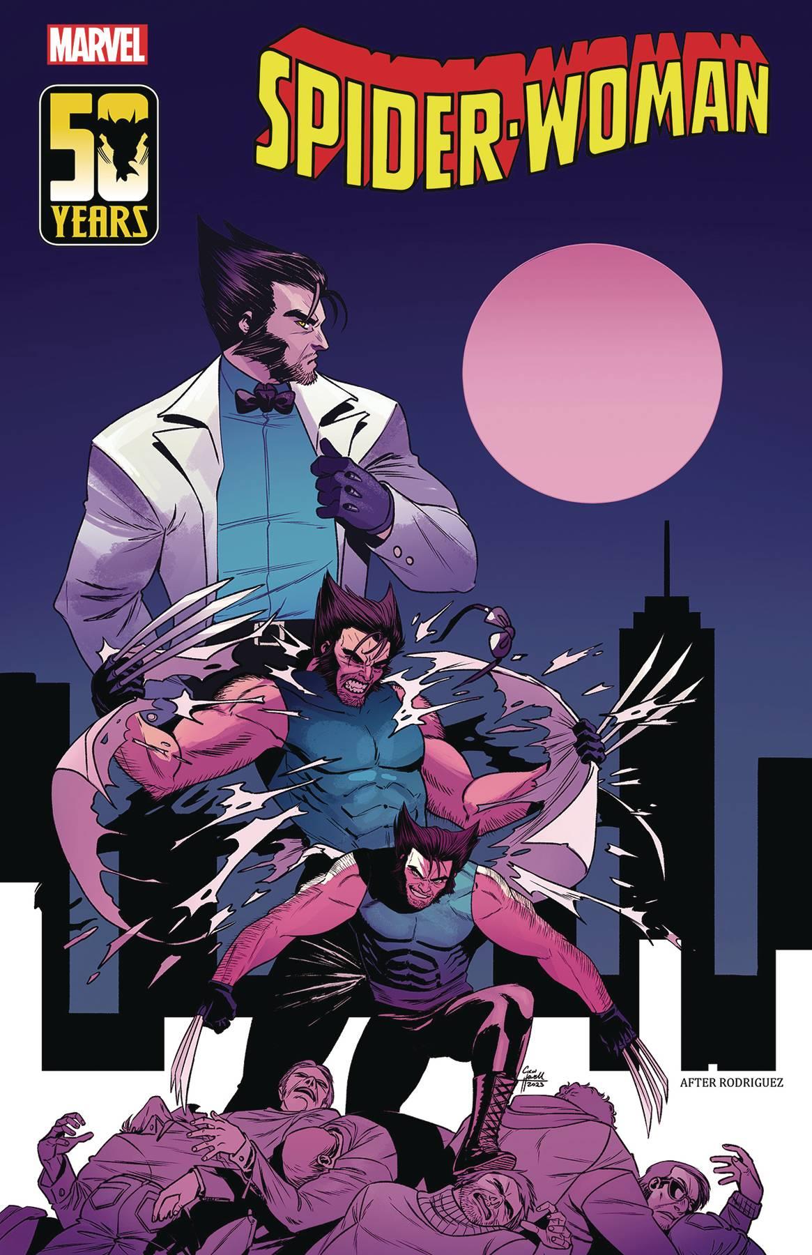 Spider-woman #3 Howell Wolverine Wolverine Wolverine Var (Howell Wolverine Wolverine Wolverine Var) Marvel Prh Comic Book 2024