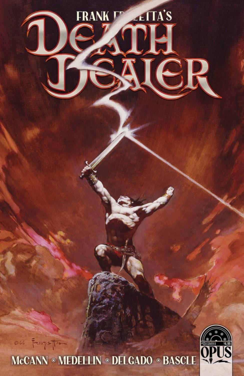Frank Frazetta Death Dealer #13 Cvr B Frazetta (Cvr B Frazetta) Opus Comics Comic Book 2023