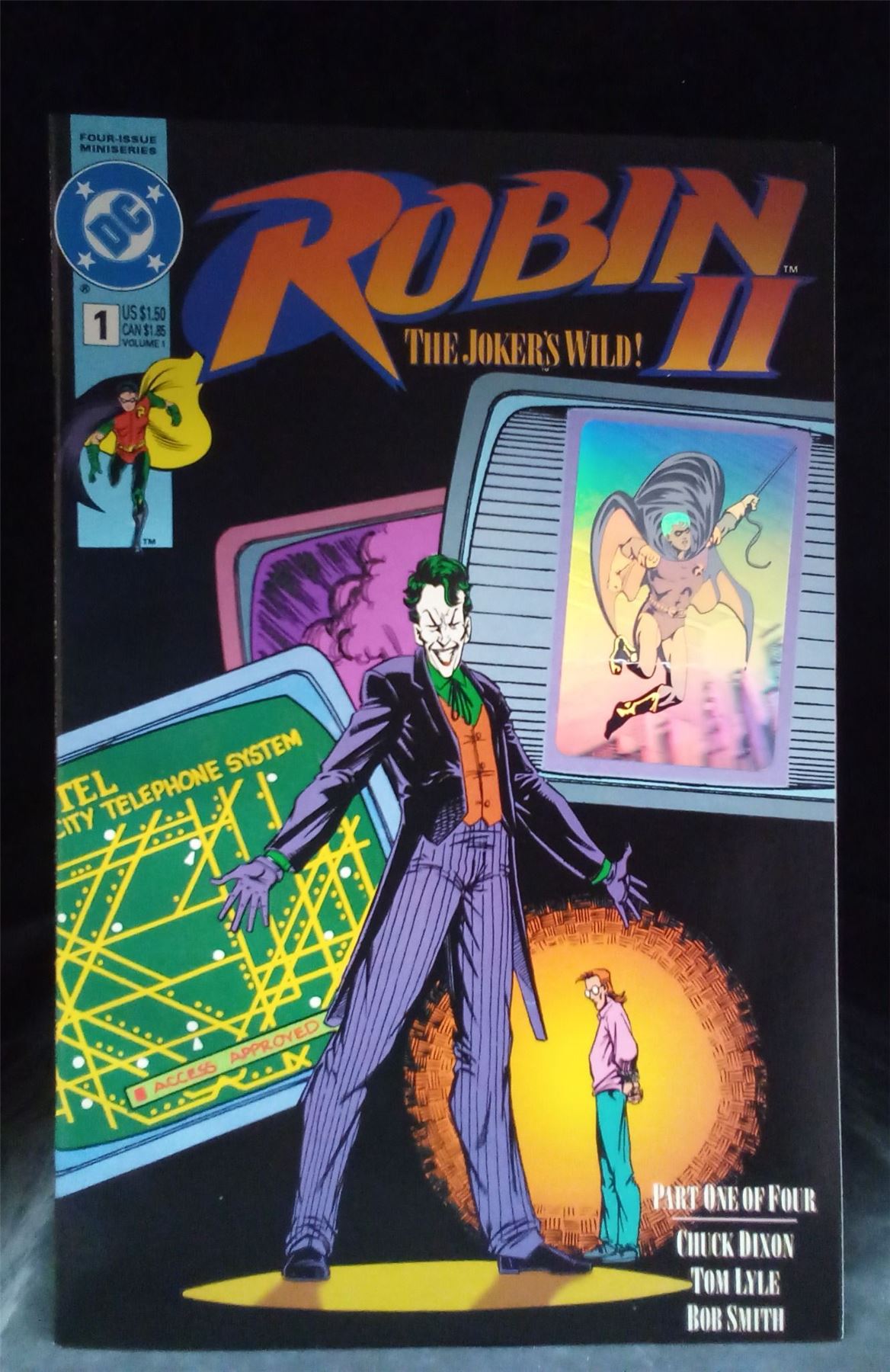 Robin II: The Joker's Wild! #1 Video Screens Cover 1991 DC Comics Comic Book