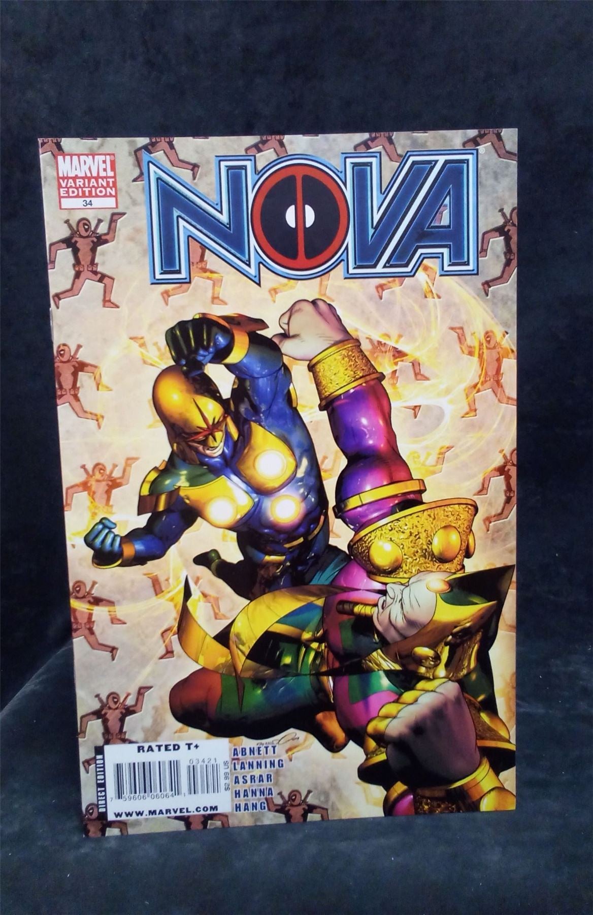 Nova #34 Deadpool Cover 2010 Marvel Comics Comic Book