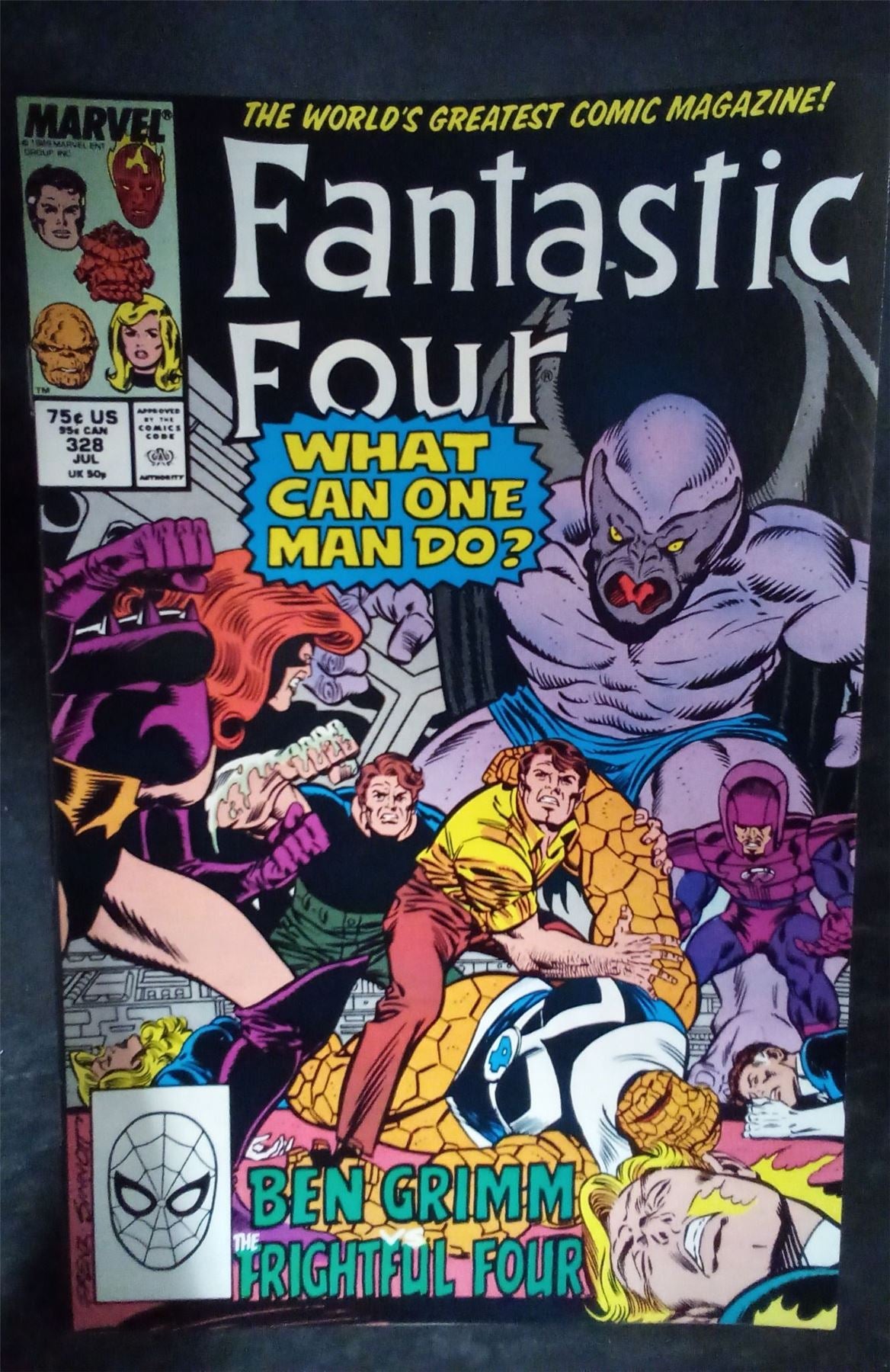 Fantastic Four #328 Newsstand Edition 1989 Marvel Comics Comic Book