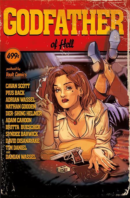 Godfather Of Hell #1 (of 4) Cvr B Nathan Gooden Pulp Fiction Homage Var Vault Comics Comic Book