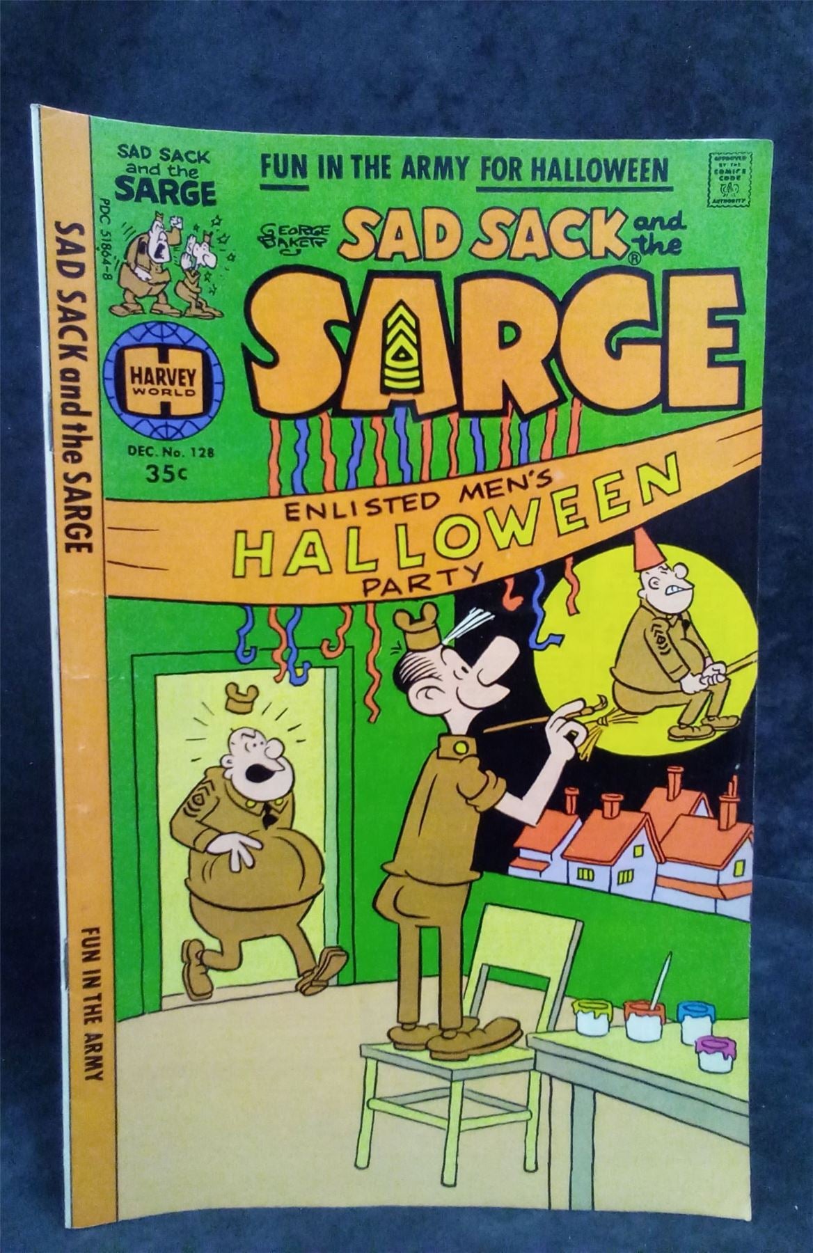 Sad Sack and the Sarge #128 1977 Harvey Comic Book