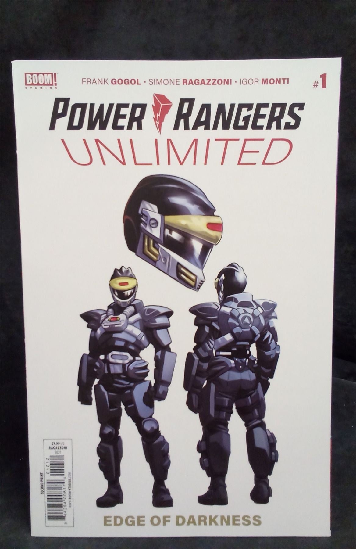 Power Rangers Unlimited: Edge Of Darkness #1 Second Print Cover 2021 Boom Studios Comic Book