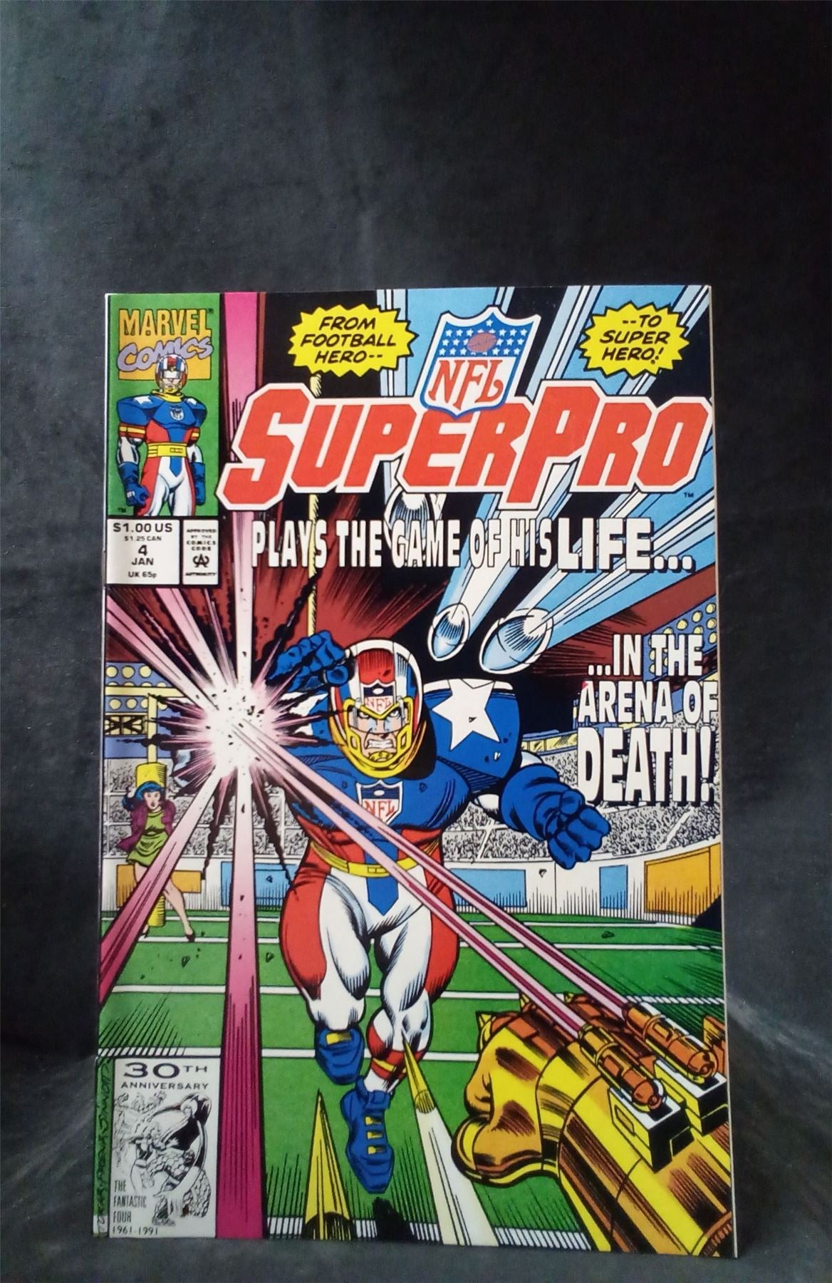 NFL Superpro #4 1992 Marvel Comics Comic Book