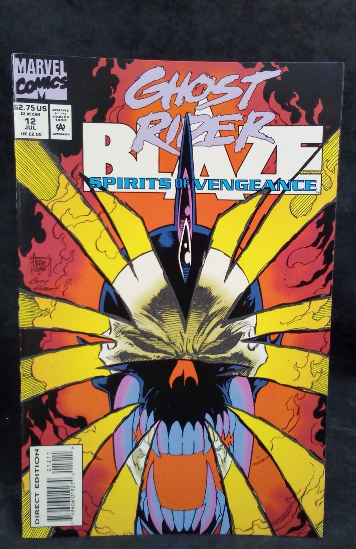 Ghost Rider/Blaze: Spirits of Vengeance #12 1993 Marvel Comics Comic Book