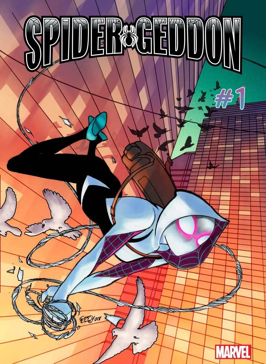 Spider-geddon #1 (of 5) Ferry Spider-gwen Var Marvel Comics Comic Book
