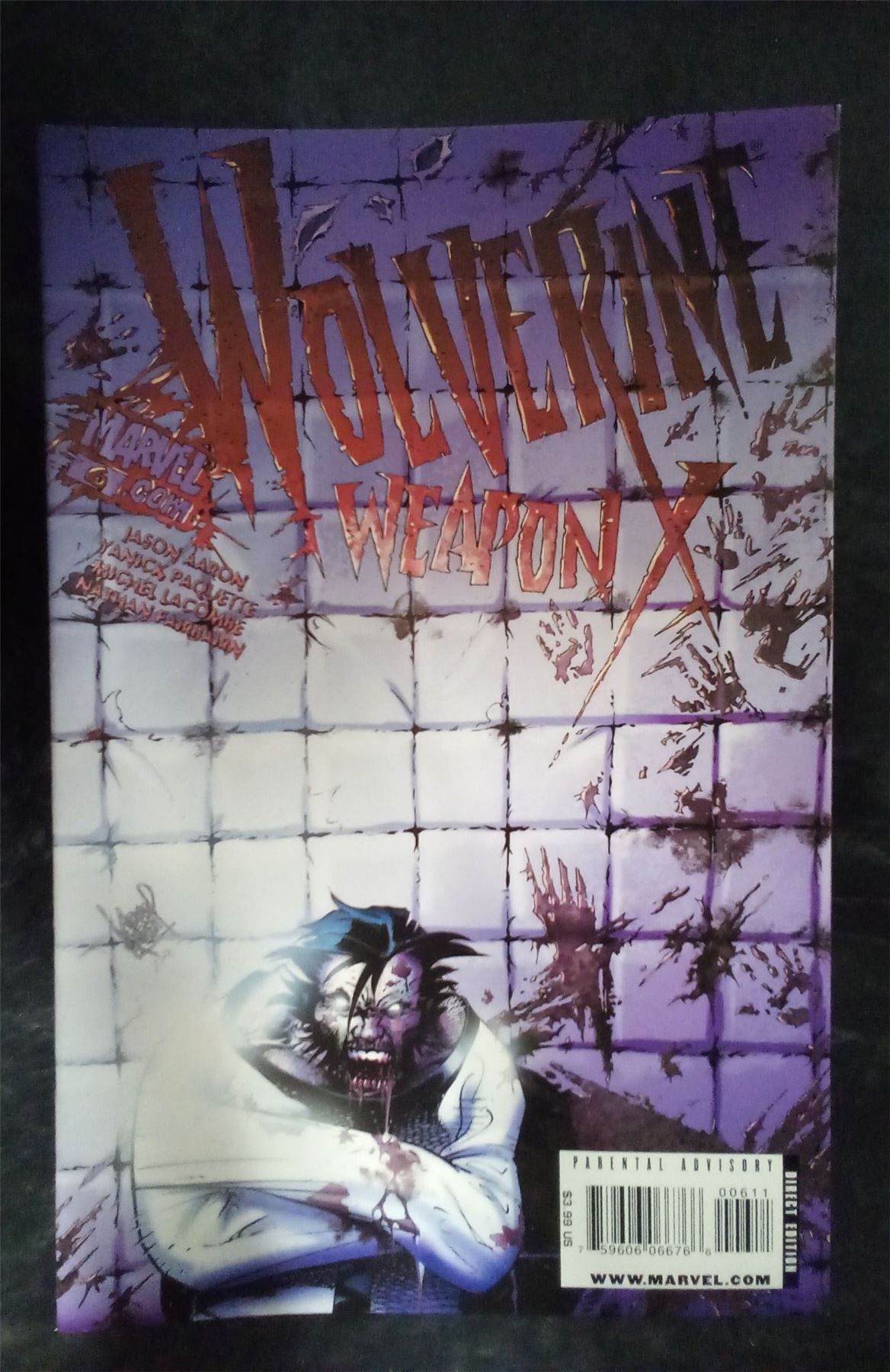 Wolverine Weapon X #6 Adam Kubert Variant 2009 Marvel Comics Comic Book