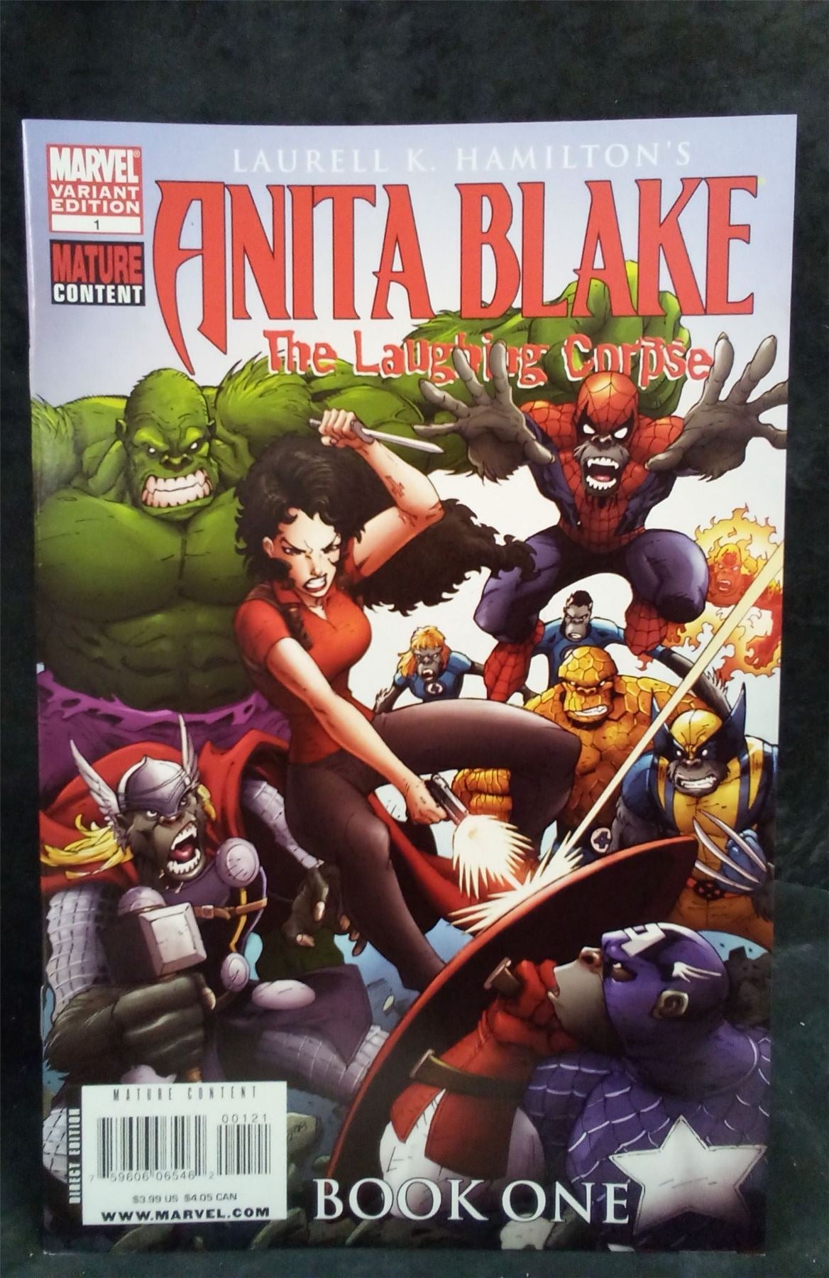 Anita Blake, Vampire Hunter: The Laughing Corpse #1 Variant Cover 2008 Marvel Comics Comic Book