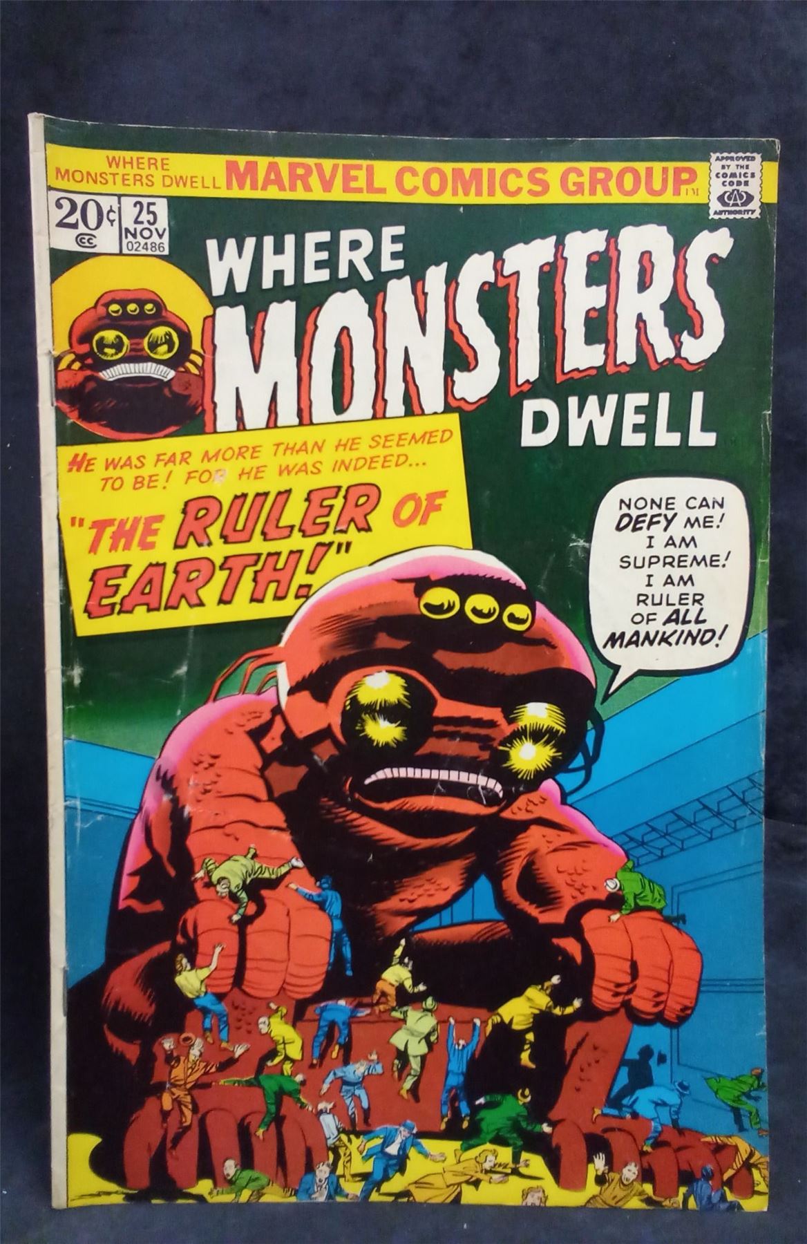Where Monsters Dwell #25 1973 Marvel Comics Comic Book