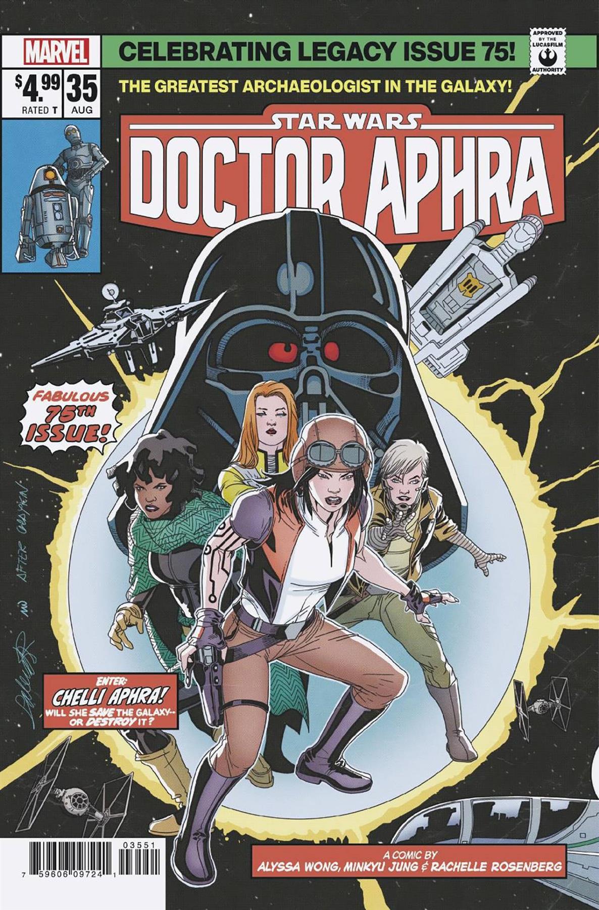 Star Wars Doctor Aphra #35 Salvador Larroca Homage Var (Salvador Larroca Homage Var) Marvel Prh Comic Book 2023