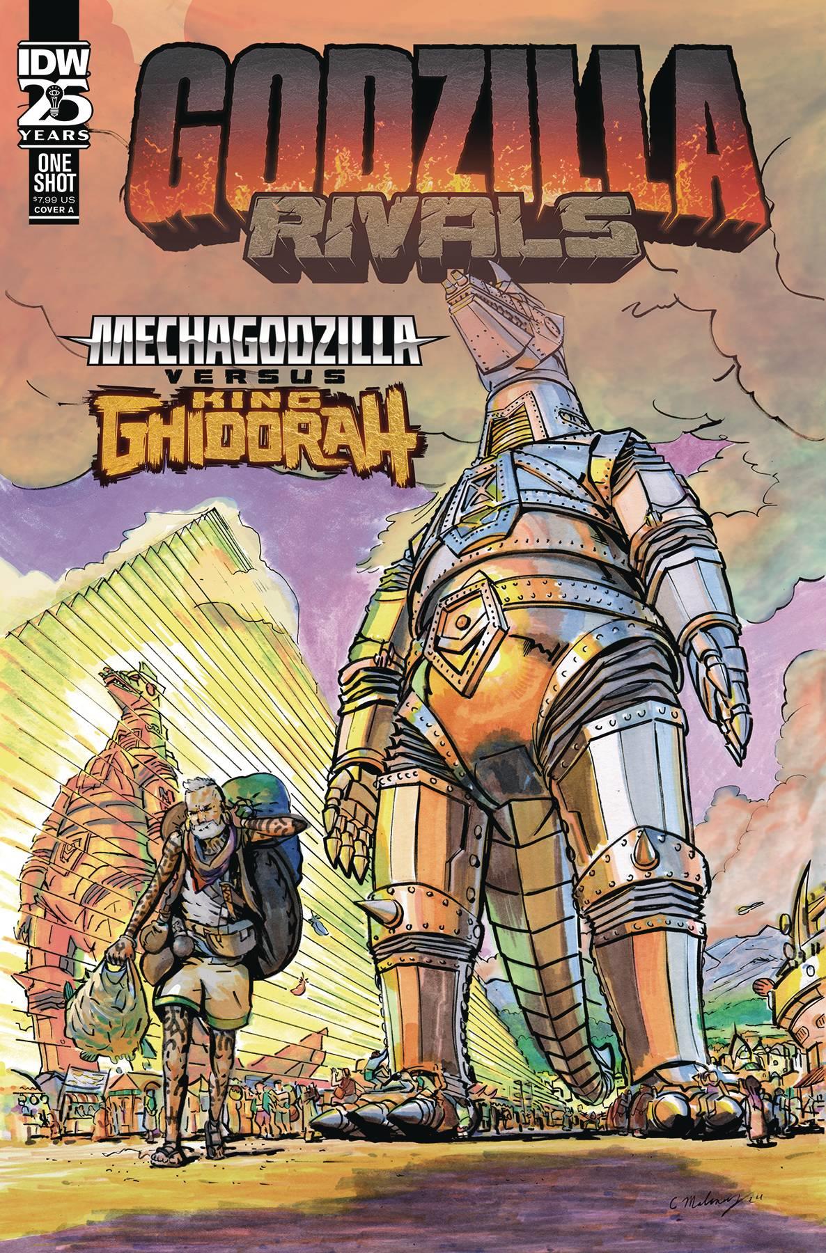 Godzilla Rivals Mechagodzilla Vs King Ghidorah #1 Cvr A Idw-prh Comic Book