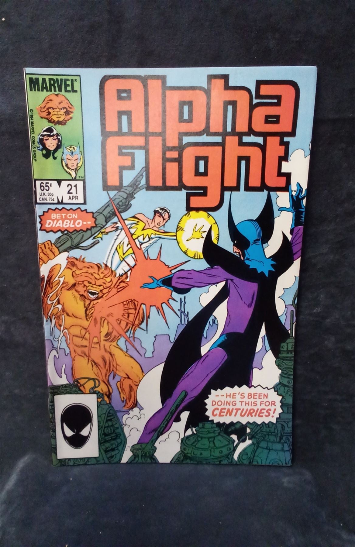 Alpha Flight #21 Direct Edition 1985 marvel Comic Book