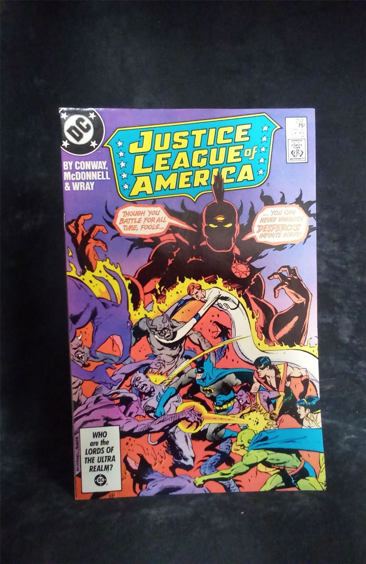 Justice League of America #252 1986 DC Comics Comic Book