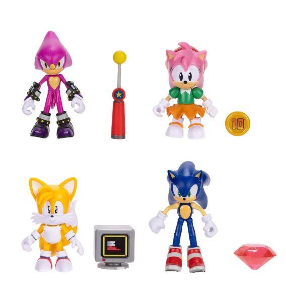 Sonic the Hedgehog 4-Inch Action Figures Wave 20 Classic Amy with Super Ring by Jakks Pacific