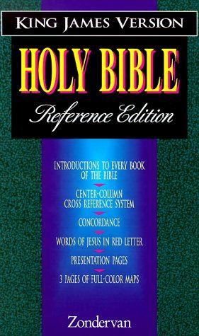 King James Version Personal Reference Bible Black Bonded Leather