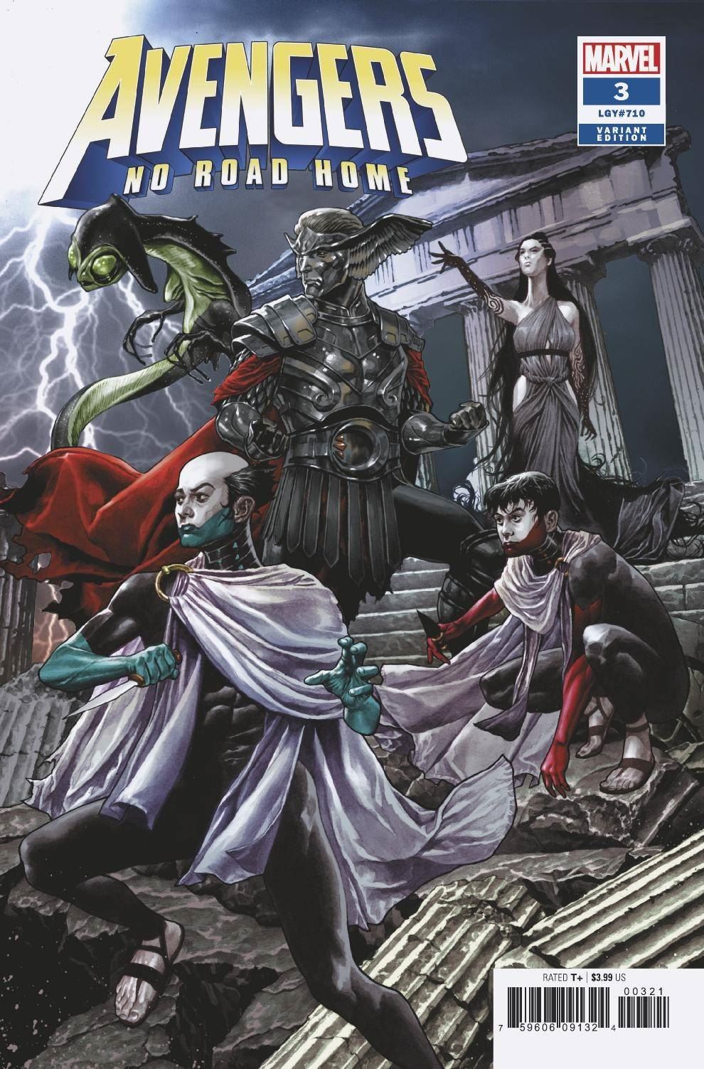 Avengers No Road Home #3 (Suayan Connecting Var) Marvel Comics Comic Book