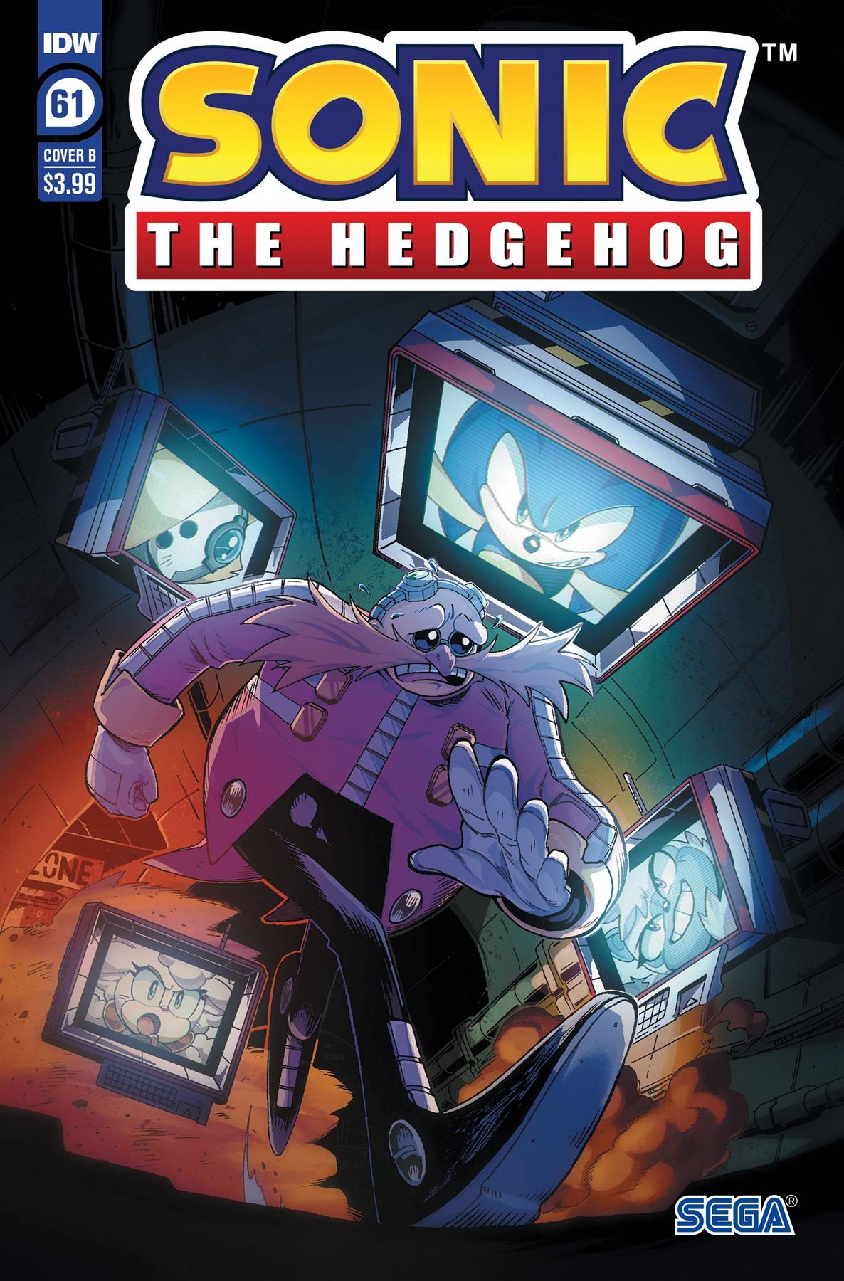 Sonic The Hedgehog #61 Cvr B Arq Idw-prh Comic Book